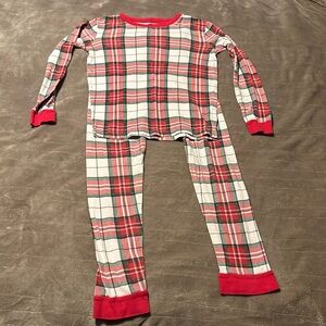 Carters Size 12 Fitted Cotton Plaid Pajama Set